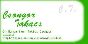 csongor takacs business card